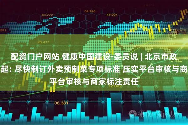 配资门户网站 健康中国建设·委员说 | 北京市政协委员李志起: 尽快制订外卖预制菜专项标准 压实平台审核与商家标注责任